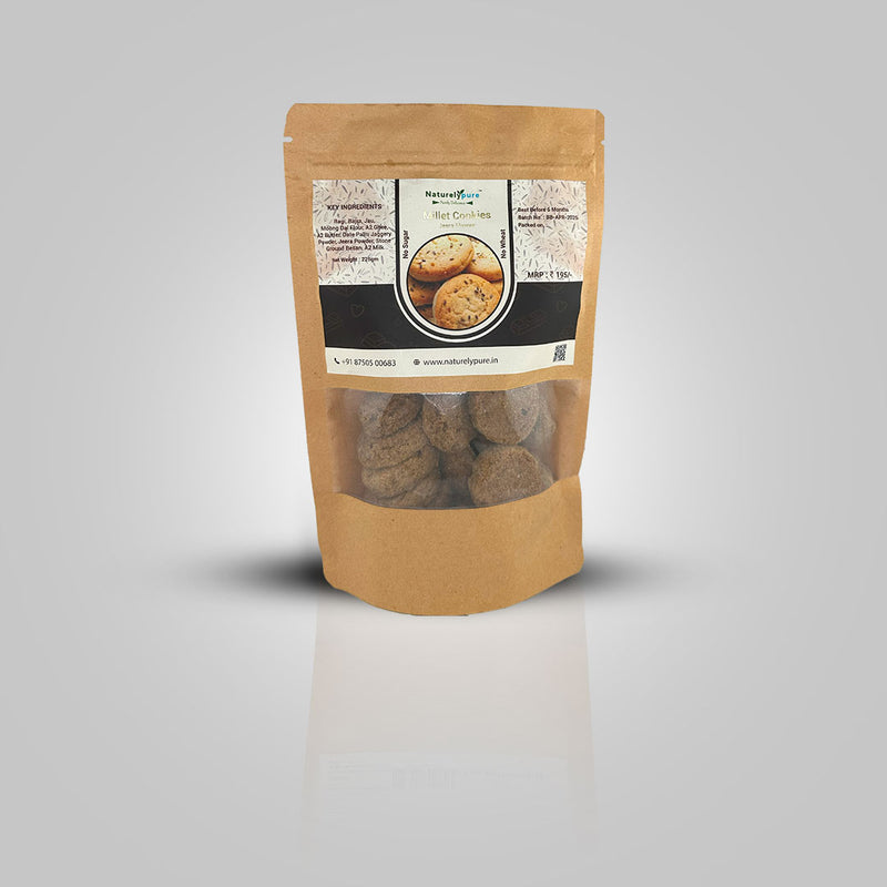 Millet Cookie - Jeera flavor-(225gm) | NaturelyPure
