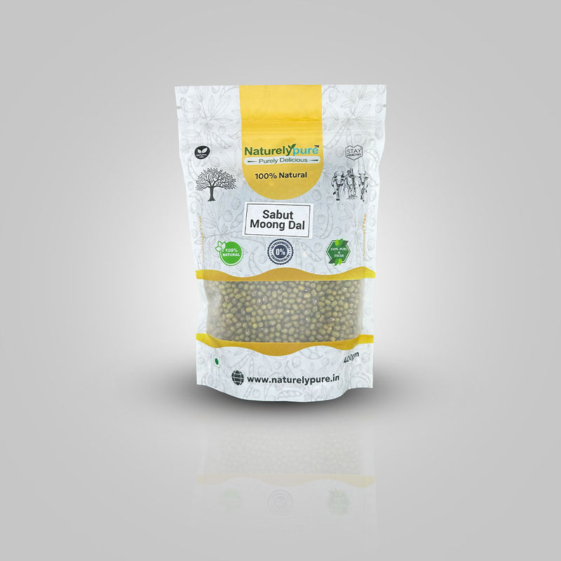 Whole Moong dal- (400gm) | NaturelyPure