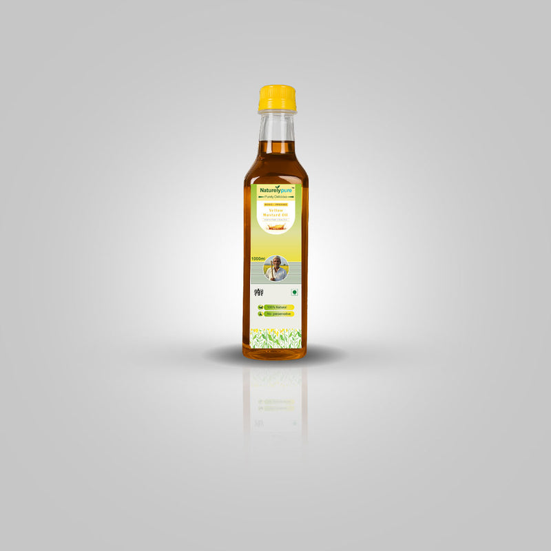 Yellow Mustard Oil- (1000ml) | NaturelyPure