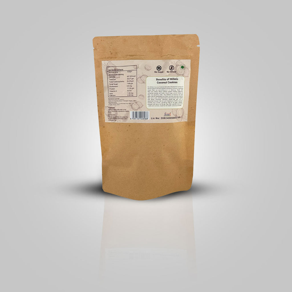 Millet Cookie - Coconut flavor-(200gm) | NaturelyPure