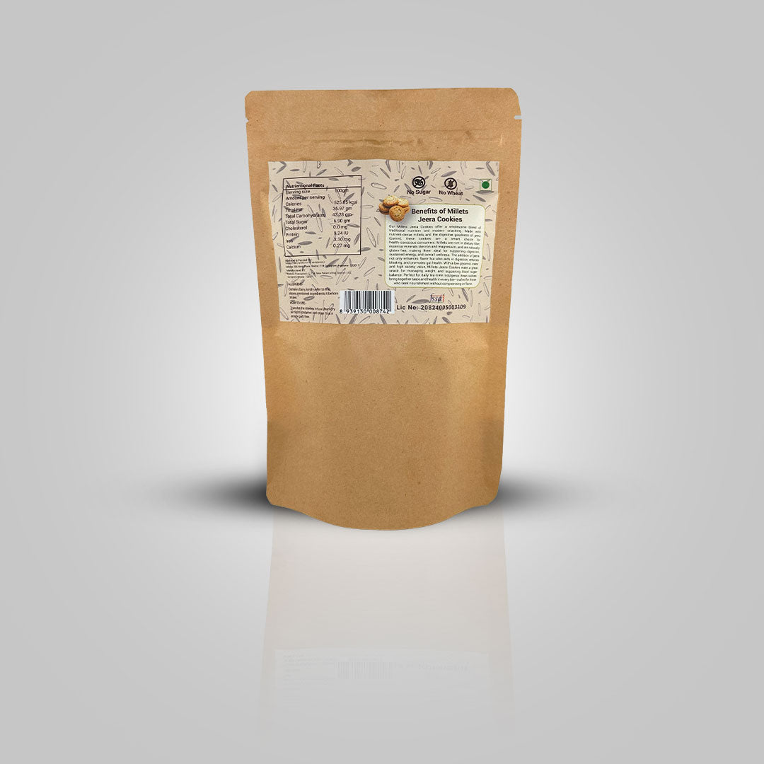 Millet Cookie - Jeera flavor-(225gm) | NaturelyPure