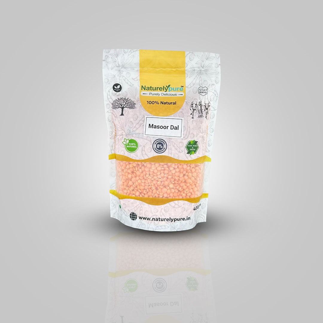 Masoor Dal- (400gm) | NaturelyPure