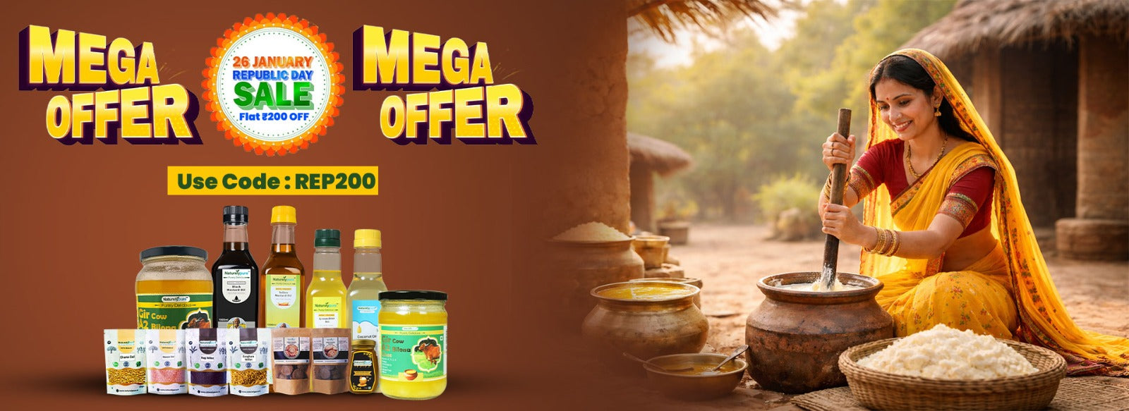 NaturelyPure Desktop Banner