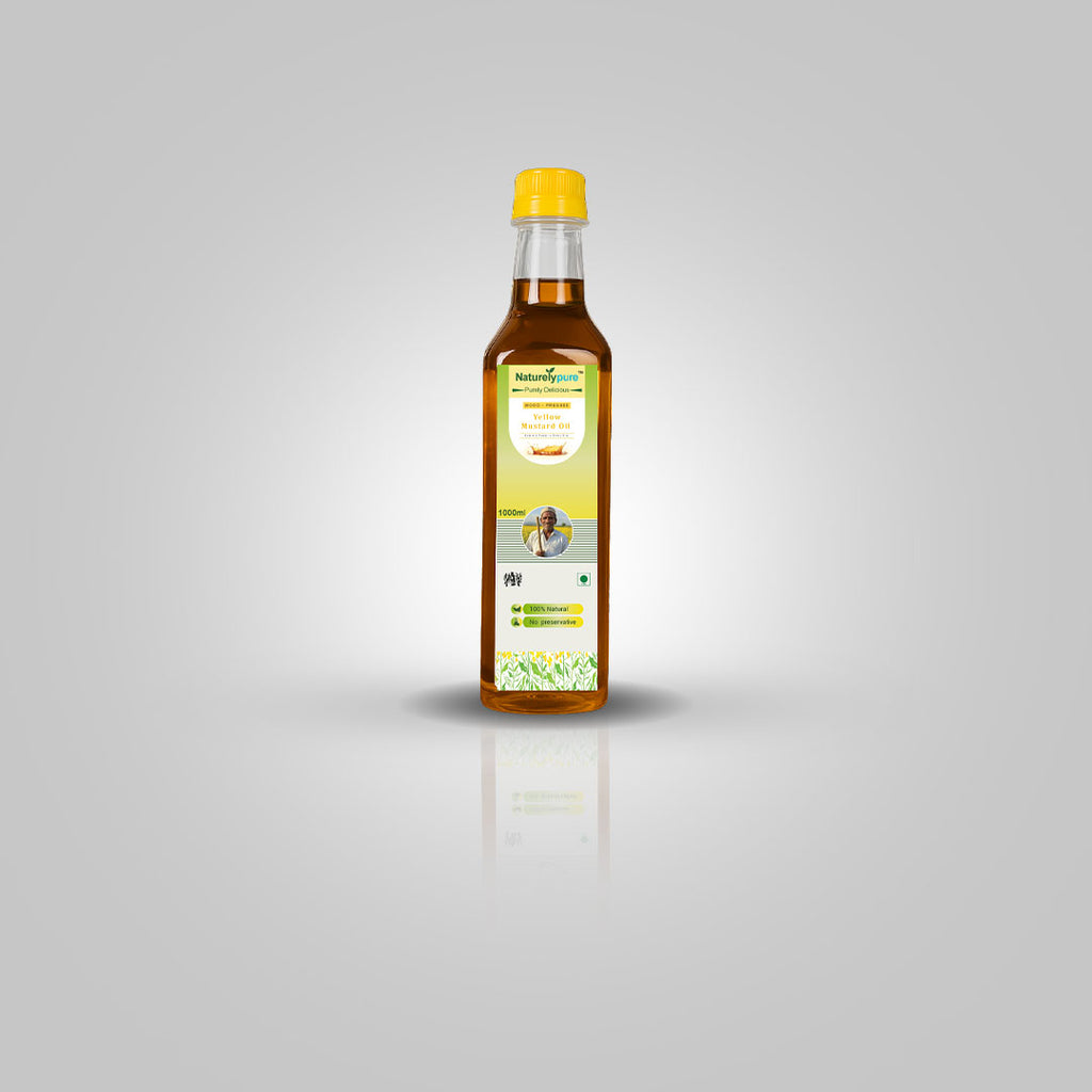 Yellow Mustard Oil- (1000ml) | NaturelyPure