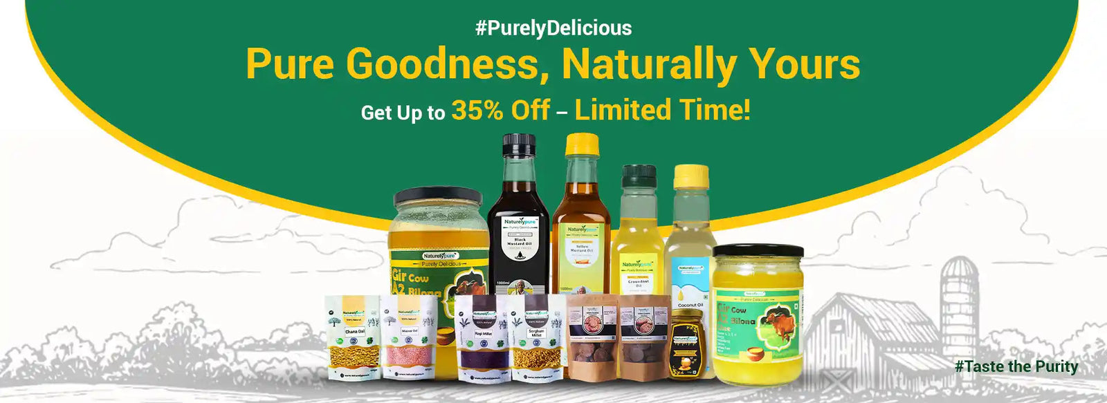 NaturelyPure Desktop Banner