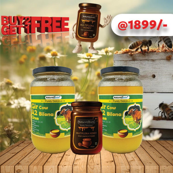 Gir Cow Ghee and Honey