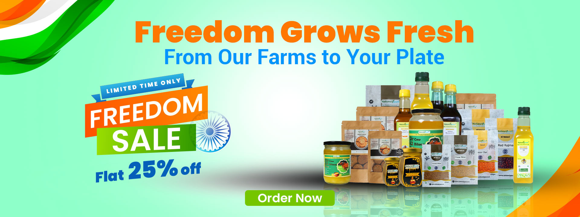 Freedom Sale - Naturely pure